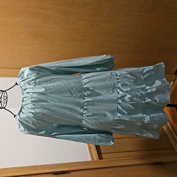 J Crew Gingham Tiered Dress - Picture 2 of 12